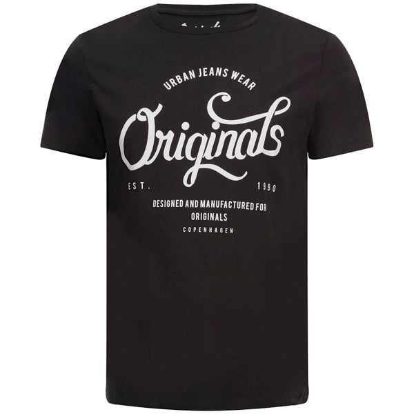 T-Shirt Homme Originals Raffa Jack & Jones -Noir
