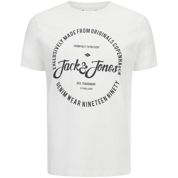 T-Shirt Homme Originals Raffa Jack & Jones -Blanc