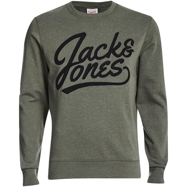 Jack & Jones Originals Anything Graphic Trui - Groen