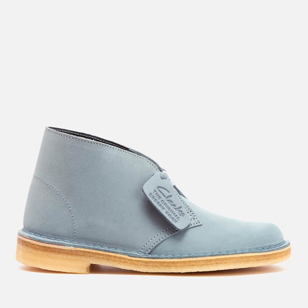 Clarks Originals Women's Desert Boots - Grey/Blue Suede