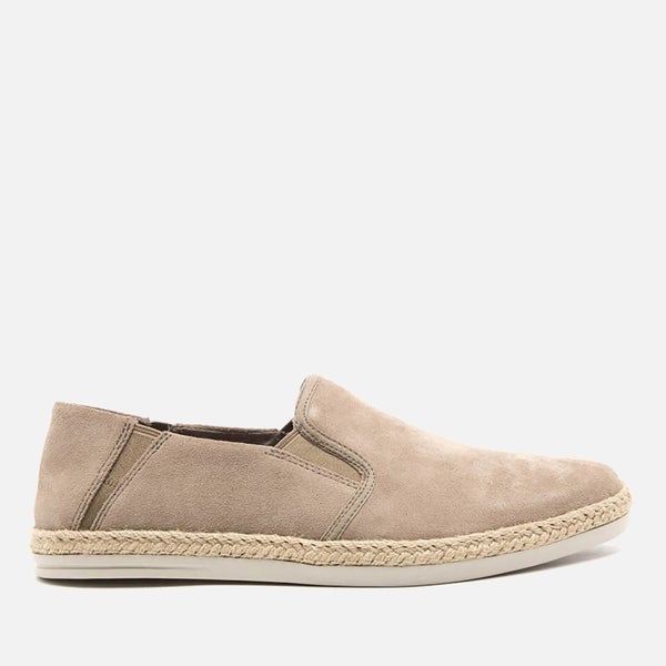 Clarks Men's Bota Step Suede Slip-On Trainers - Sand