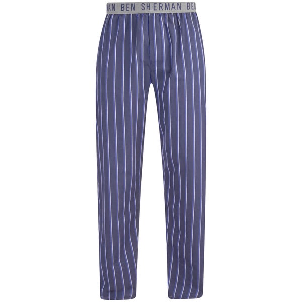 Ben Sherman Men's Stripe Jason Lounge Pants - Navy/Grey