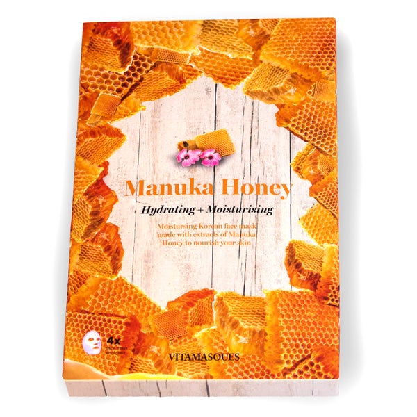 Masque hydratant au miel de Manuka Vitamasques (boîte de 4)