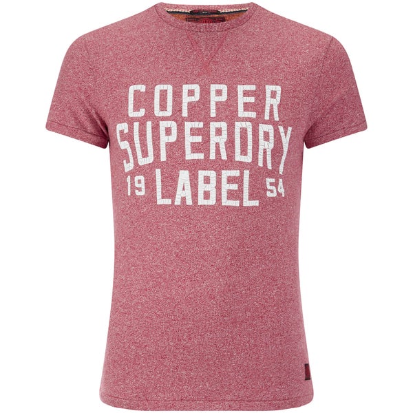 Superdry Men's Copper Label Magna T-Shirt - Harrington Red Grindle