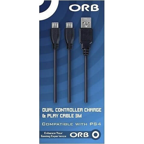 Orb DUAL CONTROLLER CHARGE & PLAY CABLE 3M