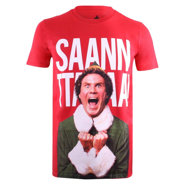 T-Shirt pour Homme -Elfe- Santa -Rouge