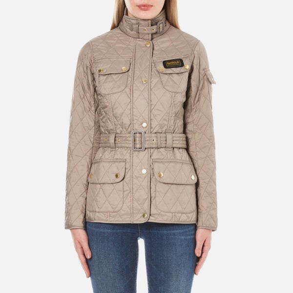 Barbour International Women's Quilt Jacket - Taupe Pearl