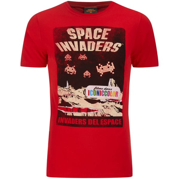 Atari Herren Space Invaders Del EAtari Space T-Shirt - Rot