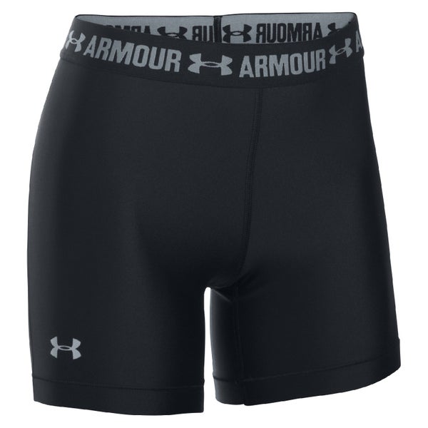 Under Armour Women's HeatGear Armour 5 Inch Middy Shorts - Black