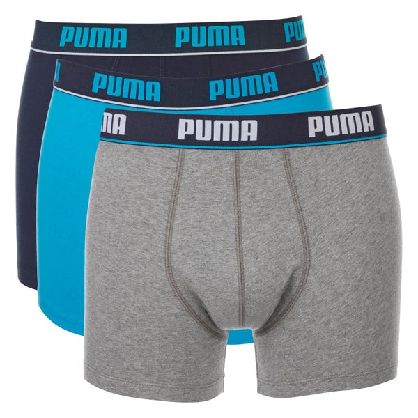 Puma Men's 3-Pack Boxers - Blue
