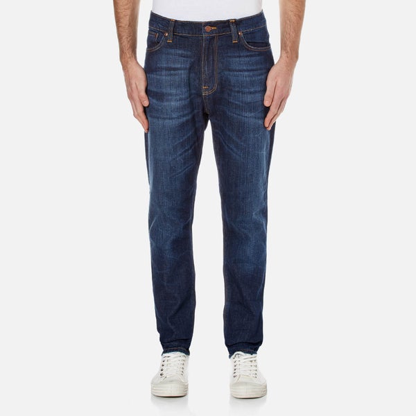 Nudie Jeans Men's Brute Knut Tapered Jeans - Blue Swede