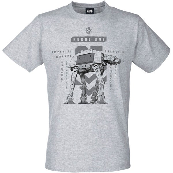 T-Shirt Homme Star Wars Rogue One Imperial Walker - Gris
