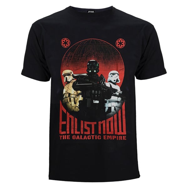 Star Wars: Rogue One Herren Trooper T-Shirt - Schwarz