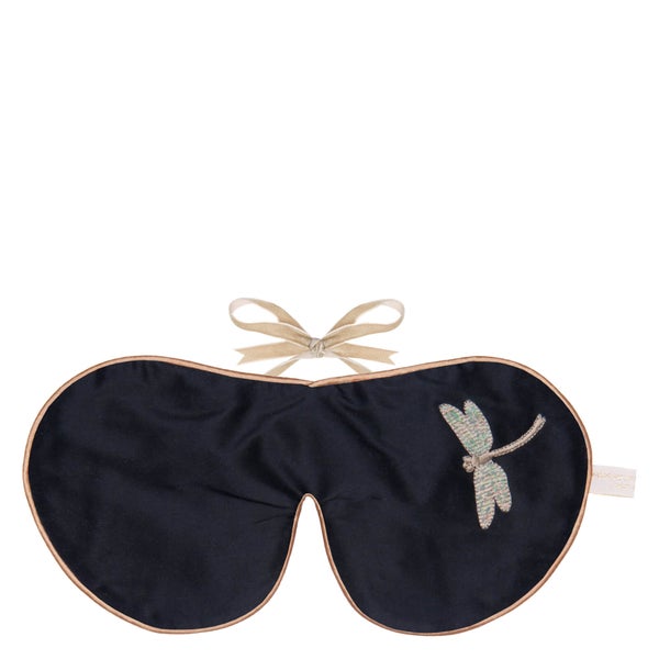 Holistic Silk Eye Mask Slipper Gift Set – Black (ulike størrelser)