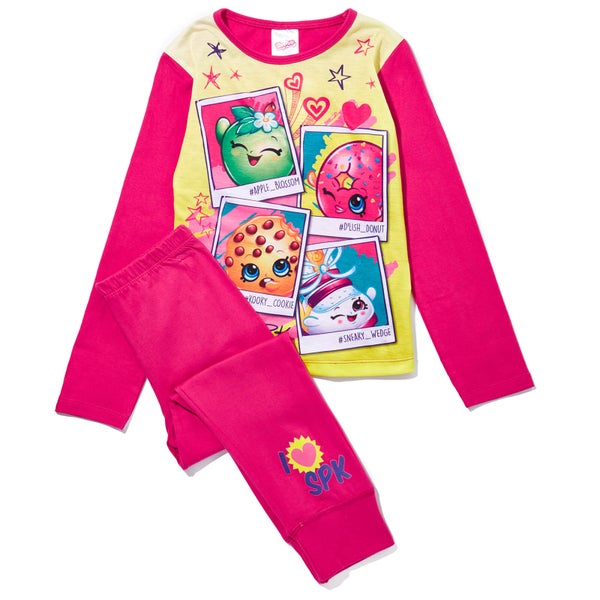 Shopkins Girls' Printed Character Pyjamas - Pink