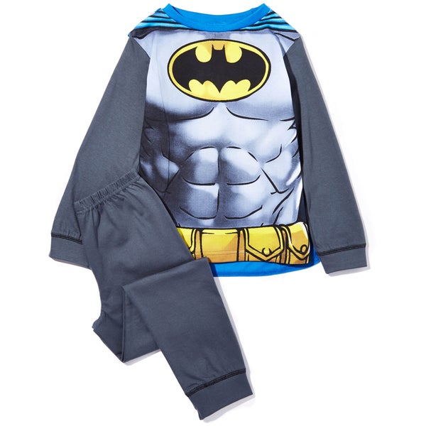 DC Boys' Batman Novelty Cape Pyjamas - Grey