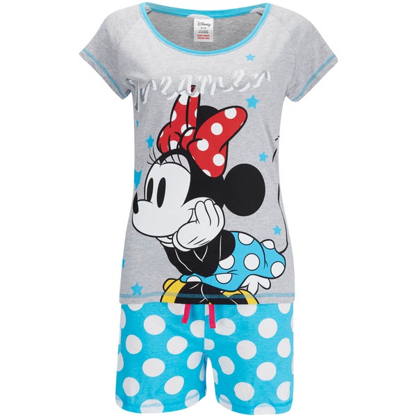 Disney Women's Mini Mouse Shorts Pyjamas - Blue