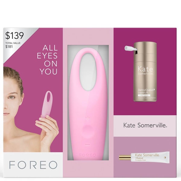 FOREO IRIS™ with Kate Somerville All Eyes on You Set - Petal Pink (Worth $181)