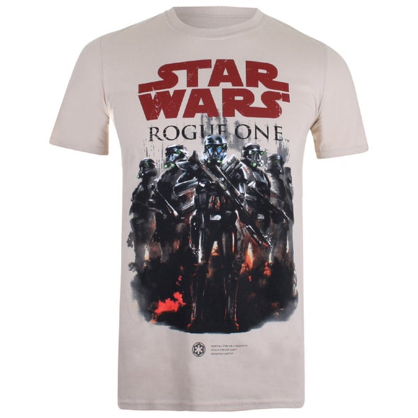 T-Shirt Homme Star Wars Rogue One Squad - Beige