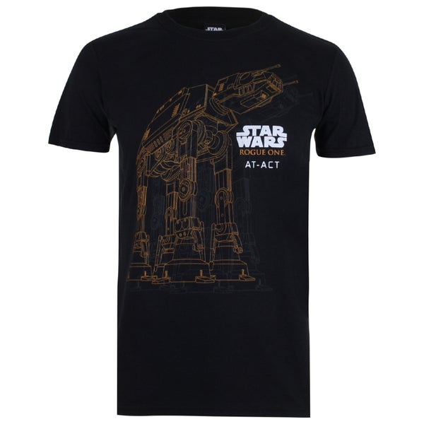T-Shirt Homme Star Wars Rogue One AT AT - Noir