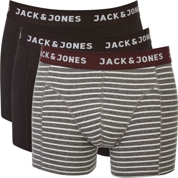 Lot de 3 Boxers Alya Jack & Jones -Noir/Gris