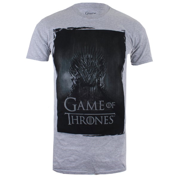 T-Shirt Homme Game of Thrones Throne - Gris Chiné