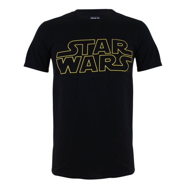 Star Wars Kinder Logo T-Shirt - Schwarz