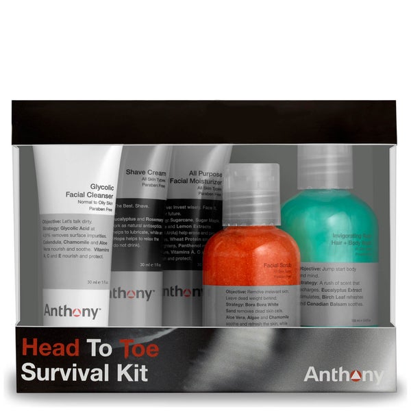 Kit de supervivencia Head to Toe de Anthony