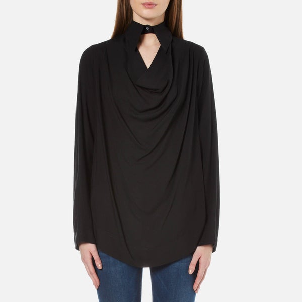 Vivienne Westwood Anglomania Women's Long Sleeve Tondo Shirt - Black