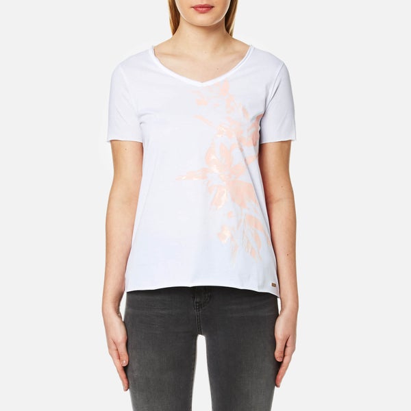 BOSS Orange Women's Vashirt T-Shirt - White