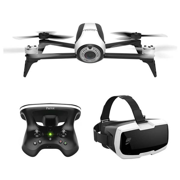 Parrot Bebop 2 Quadcopter Drone with Skycontroller 2 and Cockpit FPV Glasses