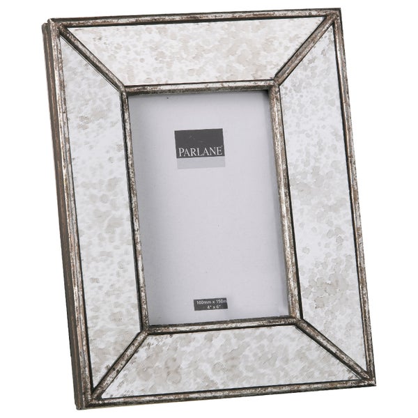 Parlane Rectangular Deco Resin Frame - Silver (24.5 x 19.5cm)