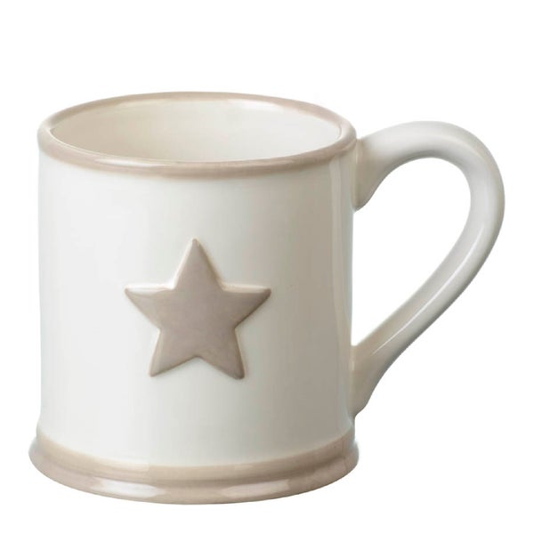 Parlane Star Ceramic Mug - White