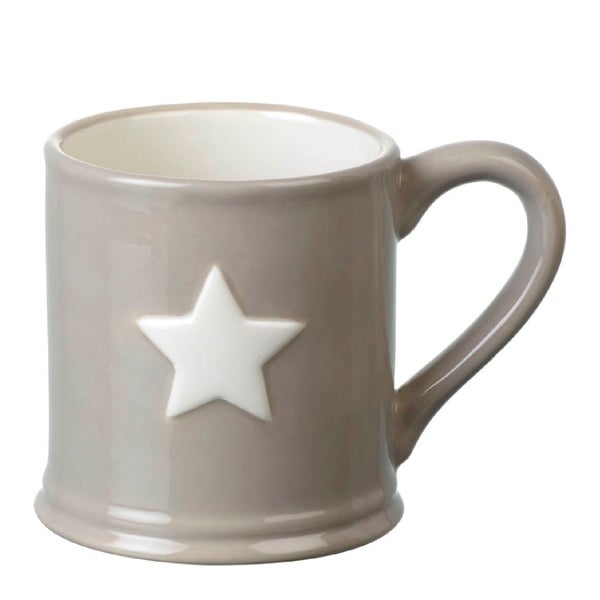 Parlane Star Ceramic Mug - Taupe