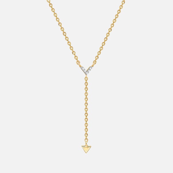 Missoma Women's Nexus Lariat Necklace - Gold