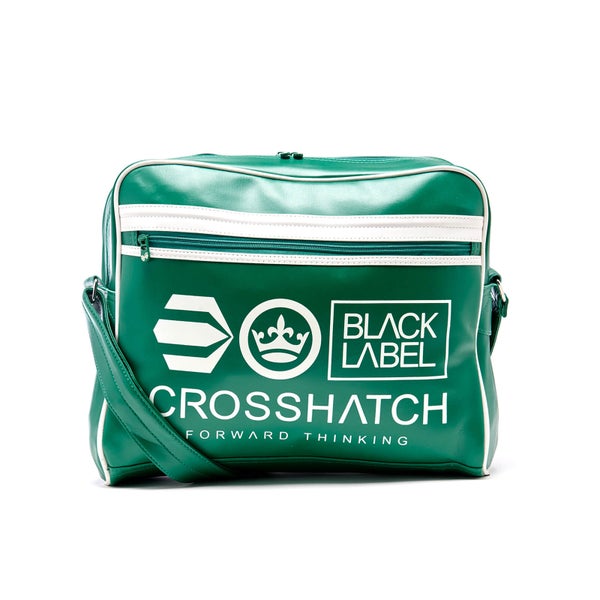 Crosshatch Oakbrook Shoulder Messenger Bag - Pepper Green