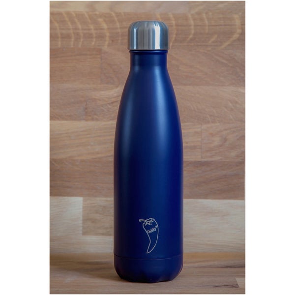 Bouteille Thermos Chilly's Édition Mate -Bleu