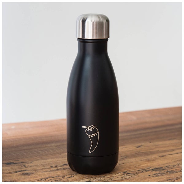 Bouteille Thermos Chilly's Édition Mate -Noir