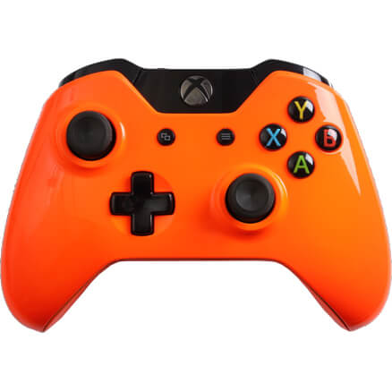 Manette Custom Xbox One - Édition Orange Brillant