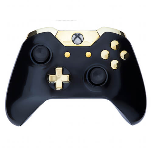 Xbox One Custom Controller - Gloss Black Gold