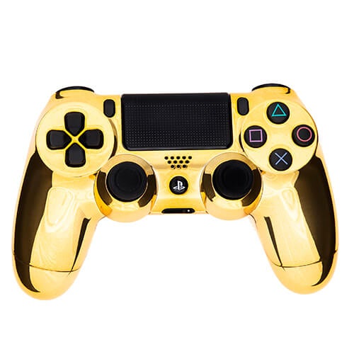 Playstation 4 Custom Controller - Chrome Gold Edition