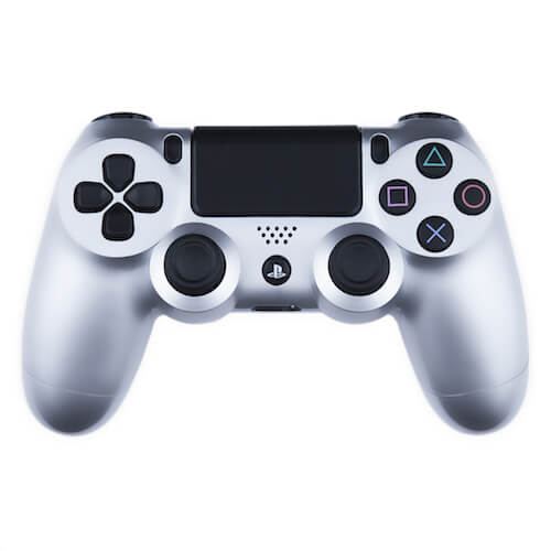 Playstation 4 Custom Controller - Gloss Silver Edition