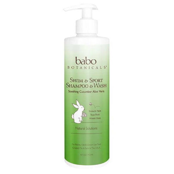 Babo Swim & Sport Shampoo & Wash - Cucumber & Aloe (Family Size)