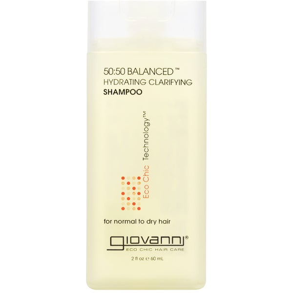 Сбалансированный увлажняющий и очищающий шампунь Giovanni 50/50 Balanced Shampoo 60 мл