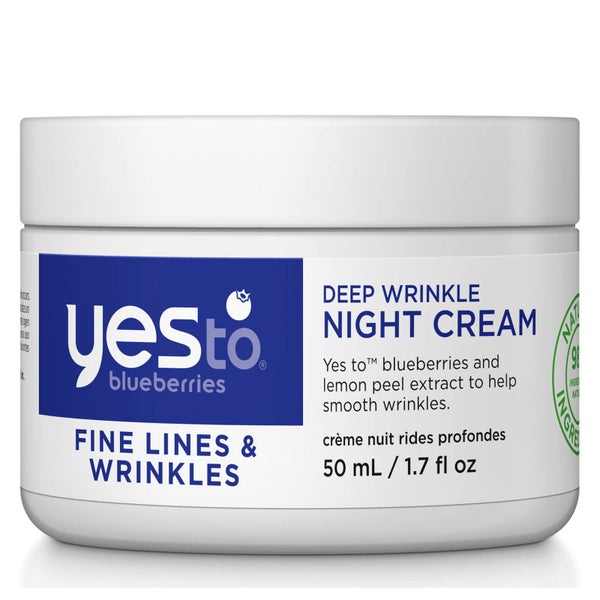 Yes To Blueberries crema notte levigante anti-rughe