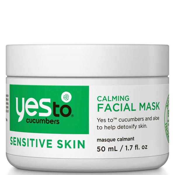 Успокаивающая маска с экстрактом огурца yes to Cucumbers Calming Face Mask