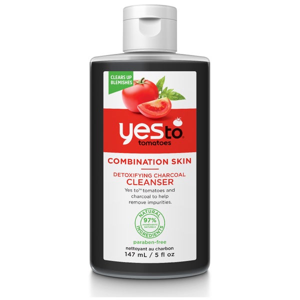 yes to Tomatoes Detoxifying Charcoal Cleanser płyn oczyszczający z węglem
