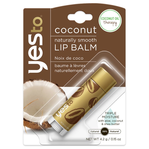 yes to Coconut Naturally Smooth Lip Balm balsam do ust