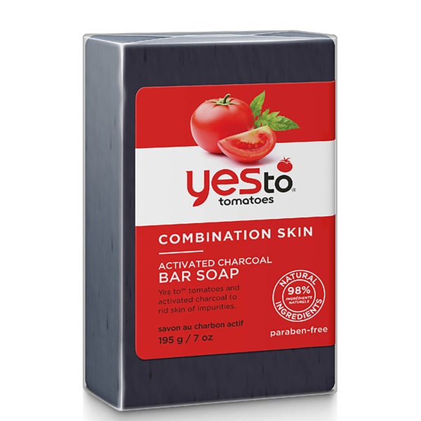 Мыло с активированным углем и экстрактом томата yes to Tomatoes Activated Charcoal Bar Soap