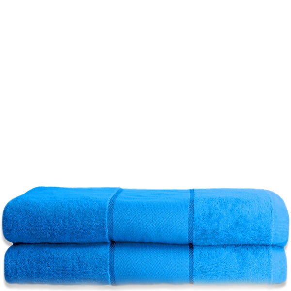 Restmor 100% Cotton 2 Pack Bath Sheets - Teal